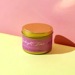 Goodnight Irene Lavender + Linen 5 oz. Hand-Poured Candle -Laurel Mercantile Store Goodnight Irene 5 oz candle 00003