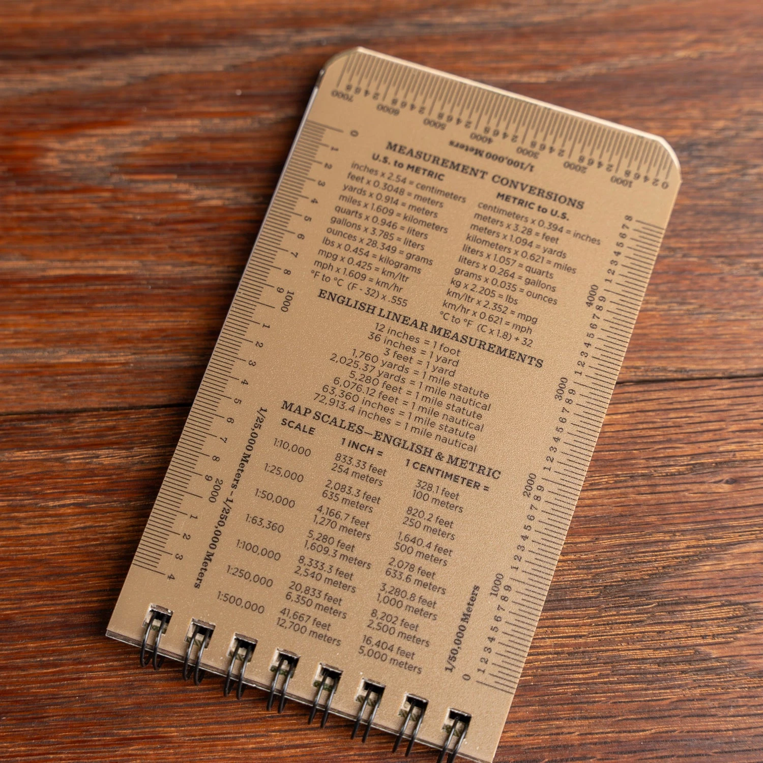 Rite in the Rain Weatherproof Top Spiral Notebook, Green Plaid (3" x 5") 6 Rite in the Rain Weatherproof Top Spiral Notebook, Green Plaid (3" x 5") - Image 4