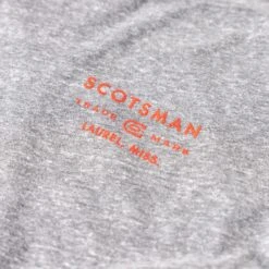 Scotsman Co. Classic Logo T-Shirt in Heathered Grey 9 Scotsman Co. Classic Logo T-Shirt in Heathered Grey -Laurel Mercantile Store Grey Scotsman Co Logo Tshirt 00003