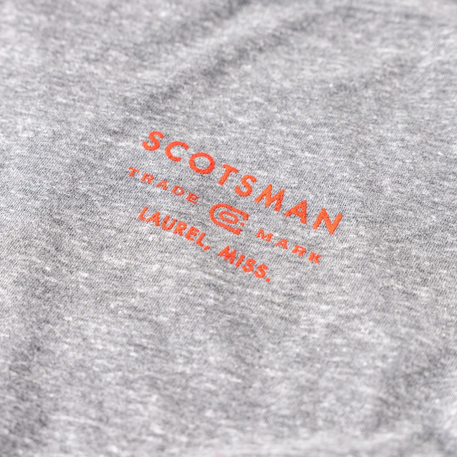 Scotsman Co. Classic Logo T-Shirt in Heathered Grey 6 Scotsman Co. Classic Logo T-Shirt in Heathered Grey - Image 4