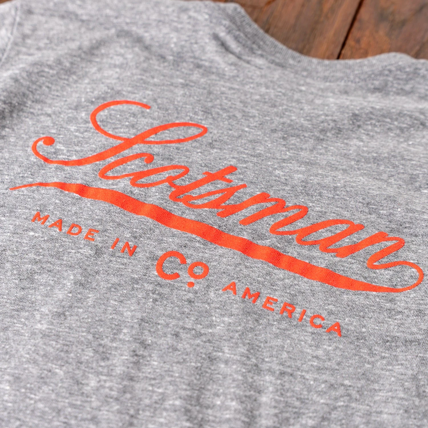 Scotsman Co. Classic Logo T-Shirt in Heathered Grey 5 Scotsman Co. Classic Logo T-Shirt in Heathered Grey - Image 3