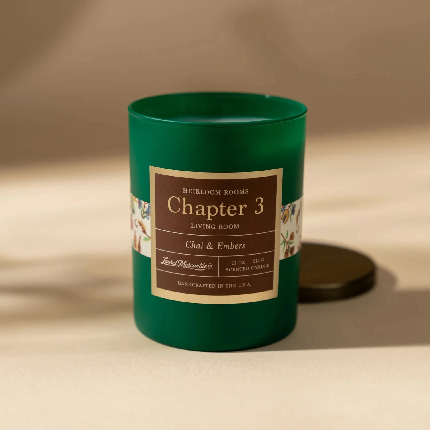 Heirloom Rooms Chapter 3: Living Room Scented Candle - Chai & Embers 3 Heirloom Rooms Chapter 3: Living Room Scented Candle - Chai & Embers