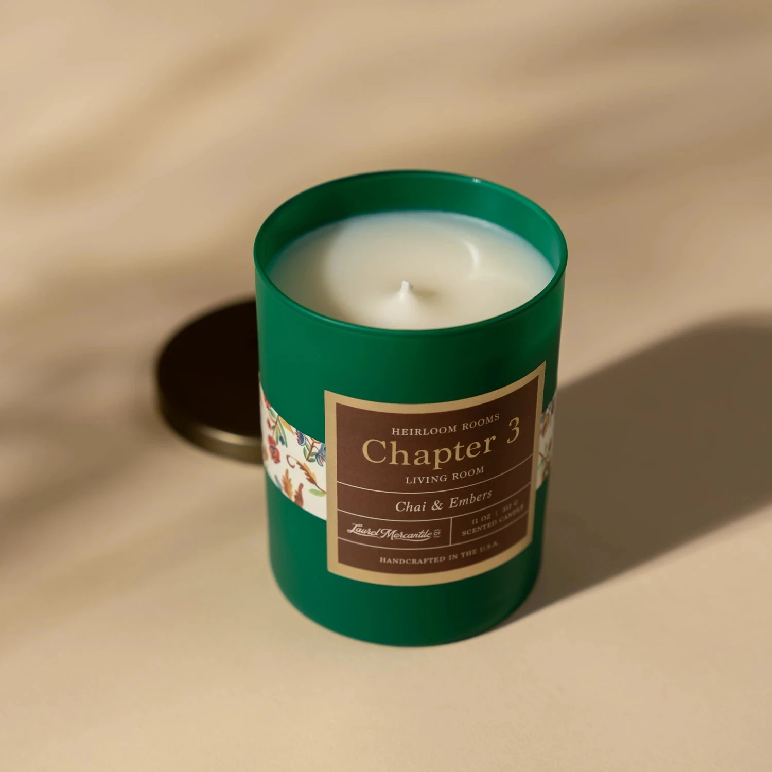 Heirloom Rooms Chapter 3: Living Room Scented Candle - Chai & Embers 5 Heirloom Rooms Chapter 3: Living Room Scented Candle - Chai & Embers - Image 3
