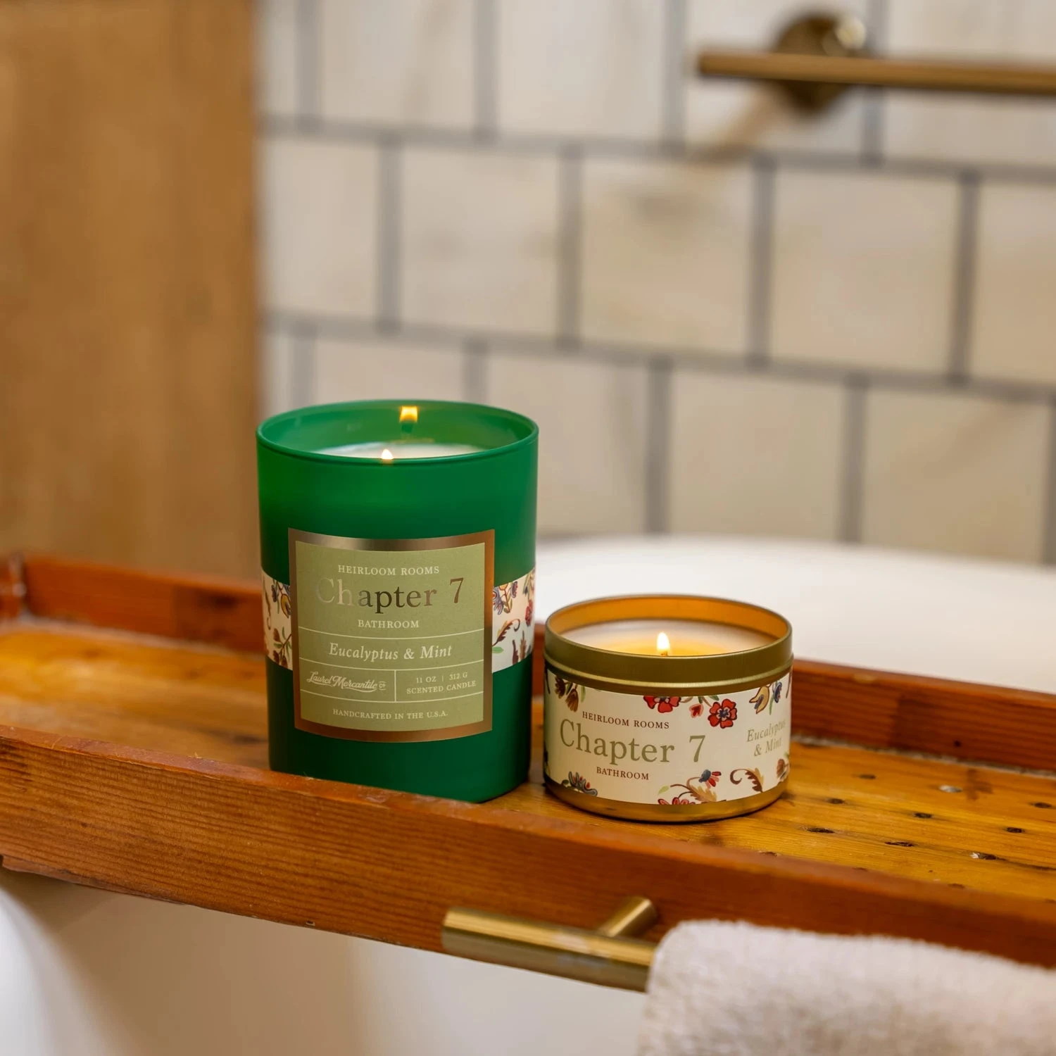 Heirloom Rooms Chapter 7 - Bathroom 5 Oz. Eucalyptus & Mint Candle 4 Heirloom Rooms Chapter 7 - Bathroom 5 Oz. Eucalyptus & Mint Candle - Image 2