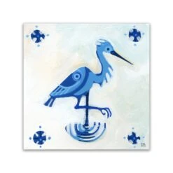 Adam Trest Azul | Heron Tile Print