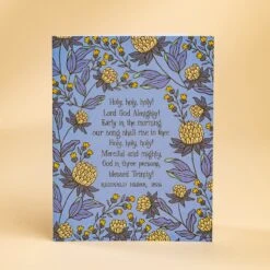 Holy, Holy, Holy! Hymn Floral Greeting Card for Encouragement