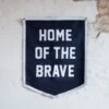 Scotsman Home Of The Brave Camp Flag: American Made Wool Felt Pennant 2 Scotsman Home Of The Brave Camp Flag: American Made Wool Felt Pennant -Laurel Mercantile Store HomeoftheBrave
