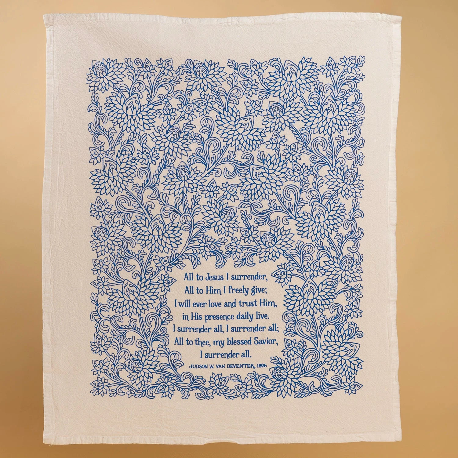 I Surrender All Hymn Tea Towel 4 I Surrender All Hymn Tea Towel - Image 2