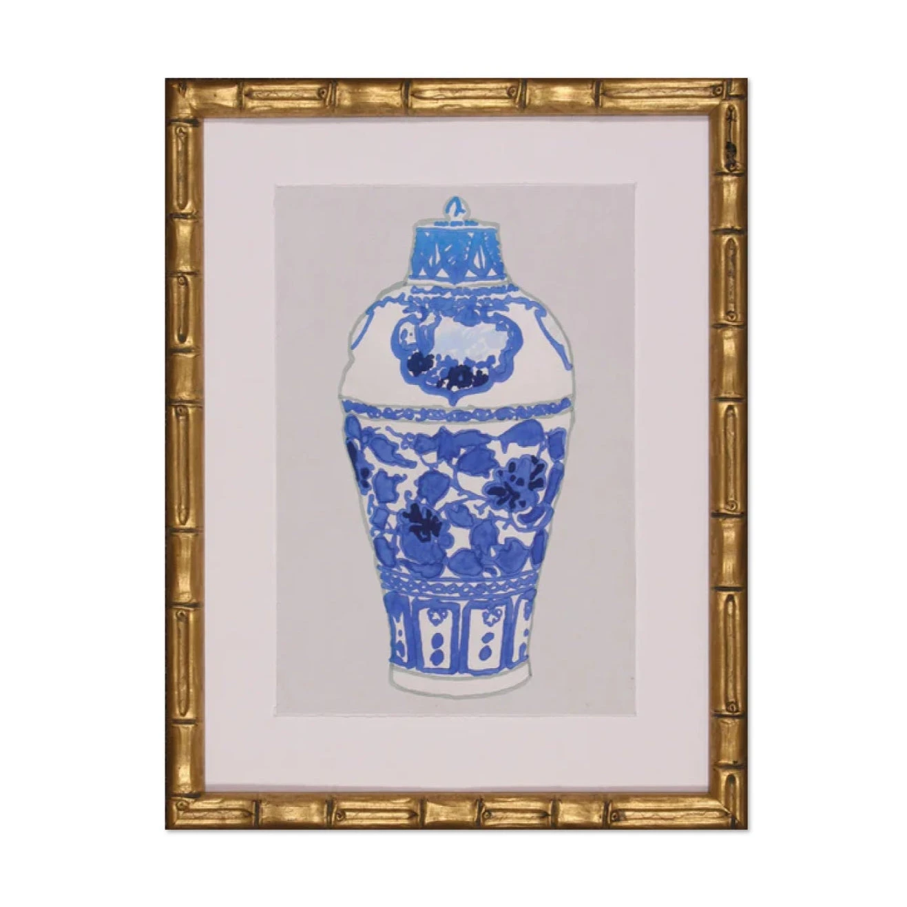 Indigo Vase I 3 Indigo Vase I