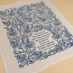 Jesus Paid It All Hymn Tea Towel -Laurel Mercantile Store Jesus Paid It All Hymn Tea Towel 00002