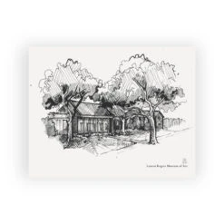 Adam Trest Laurel Landmarks | Lauren Rogers Museum Of Art Print