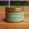 Laurel Sweet Olive Blossom Signature Scent Candle - 5 oz. 2 Laurel Sweet Olive Blossom Signature Scent Candle - 5 oz. -Laurel Mercantile Store Laurel 5 ounce candle 00003