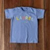 Laurel Colors Youth T-Shirt - Washed Denim Comfort Colors -Laurel Mercantile Store Laurel Colors Youth Tshirt 00001