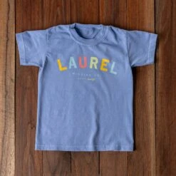 Laurel Colors Youth T-Shirt - Washed Denim Comfort Colors