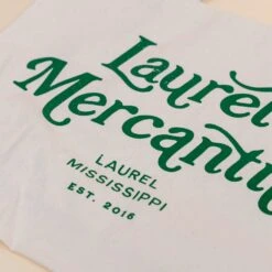 Laurel Mercantile Green Cotton Canvas Tote Bag 11 Laurel Mercantile Green Cotton Canvas Tote Bag -Laurel Mercantile Store Laurel Mercantile Green Tote 00003