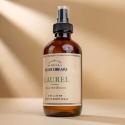 Laurel Sweet Olive Room Spray - 8 oz Scent Library Collection -Laurel Mercantile Store Laurel Room Spray 00002