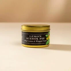 Lemon Icebox Pie Scented Candle - Refreshing Meyer Lemon & Whipped Cream