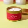 Lottie 5 oz. Almond Cake and Berries Scented Candle -Laurel Mercantile Store Lottie 5 oz candle 00001
