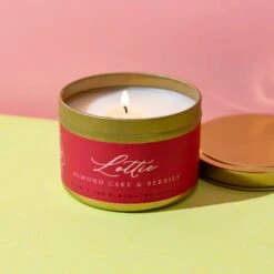 Lottie 5 oz. Almond Cake and Berries Scented Candle 7 Lottie 5 oz. Almond Cake and Berries Scented Candle -Laurel Mercantile Store Lottie 5 oz candle 00002