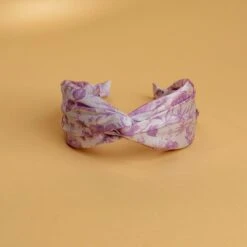 Lucy's Butterfly Floral Headband: Elegant Nonslip Accessory -Laurel Mercantile Store Lucys Butterfly Floral Headband Violet 00001