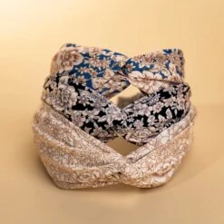 Lucy's Heirloom Floral Headband: Elegant No-Pinch Comfort