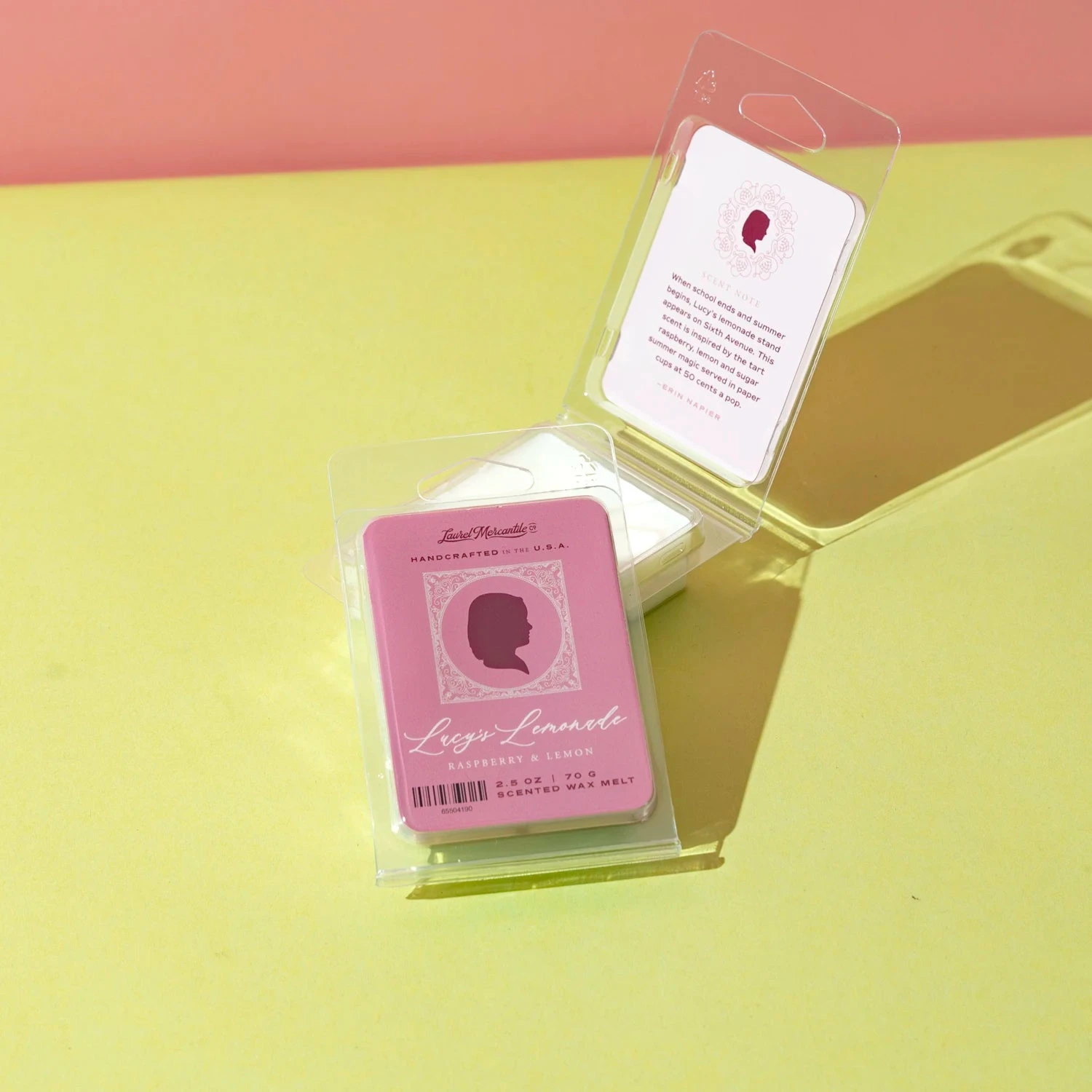 Lucy's Lemonade Scented Wax Melt: Raspberry & Fresh Lemon 4 Lucy's Lemonade Scented Wax Melt: Raspberry & Fresh Lemon - Image 2