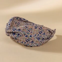 Lucy's Vintage Floral Headband: Elegant, Pinch-Free Hair Accessory 14 Lucy's Vintage Floral Headband: Elegant, Pinch-Free Hair Accessory -Laurel Mercantile Store Lucys Vintage Floral Headband Blue 00003