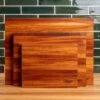 Mahogany Butcher Block -Laurel Mercantile Store Mahogany Eased Edge Butcher Block 00006