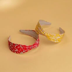 Mallorie's Cherry Floral Wide Headband with Nonslip Backing -Laurel Mercantile Store Mallories Cherry Floral Headbands 00002