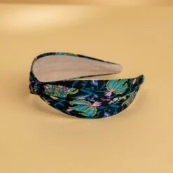 Mallorie's Paisley Floral Headband: Premium Wide Fabric Hair Accessory -Laurel Mercantile Store Mallories Paisley Floral Headband Paissley Black 00003