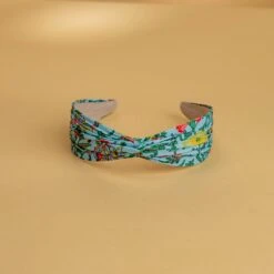 Mallorie's Paisley Floral Headband: Premium Wide Fabric Hair Accessory -Laurel Mercantile Store Mallories Paisley Floral Headband Paissley Blue 00001