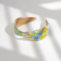 Mallorie's Pastel Floral Wide Headband - Comfortable Non-Slip Fit 14 Mallorie's Pastel Floral Wide Headband - Comfortable Non-Slip Fit -Laurel Mercantile Store Mallories Pastel Floral Headband Blue 00003