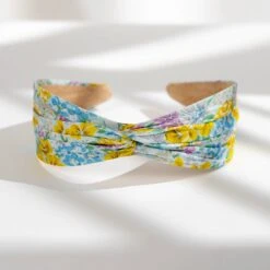 Mallorie's Pastel Floral Wide Headband - Comfortable Non-Slip Fit 12 Mallorie's Pastel Floral Wide Headband - Comfortable Non-Slip Fit -Laurel Mercantile Store Mallories Pastel Floral Headband Blue 00004