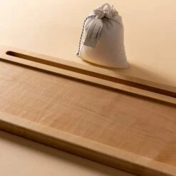 Maple Wood Bath Caddy - Luxury Handcrafted Bathtub Tray Organizer -Laurel Mercantile Store Maple Bath Caddy 00009