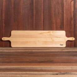 Handcrafted Maple Bread Board - Premium American Hardwood Serving Tray 27 Handcrafted Maple Bread Board - Premium American Hardwood Serving Tray -Laurel Mercantile Store Maple Bread Board Large 00006