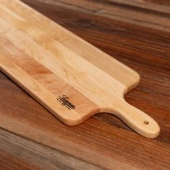 Handcrafted Maple Bread Board - Premium American Hardwood Serving Tray 26 Handcrafted Maple Bread Board - Premium American Hardwood Serving Tray -Laurel Mercantile Store Maple Bread Board Medium 00008