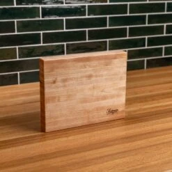 Maple Butcher Block -Laurel Mercantile Store Maple Eased Edge Butcher Block Small 00018