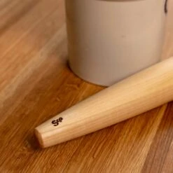 Professional Handcrafted French Tapered Rolling Pin - Solid Wood -Laurel Mercantile Store Maple French Rolling Pins 00008