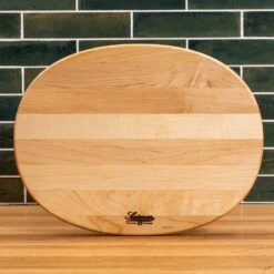 Scotsman Maple Oval Serving Board -Laurel Mercantile Store Maple Oval Serving Board 00043