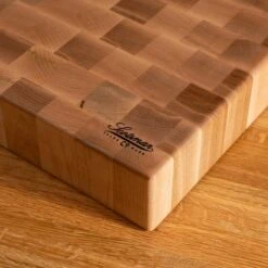 Scotsman Maple End Grain Square Butcher Block -Laurel Mercantile Store Maple Square End Grain Butcher Block Large 00003