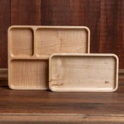 Scotsman Handcrafted Maple Wooden Valet Tray