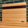 Scotsman Maple & Jarrah Butcher Block - Handmade 12" x 16" Cutting Board 2 Scotsman Maple & Jarrah Butcher Block - Handmade 12" x 16" Cutting Board -Laurel Mercantile Store Maple and Jarrah Butcher Block 00002