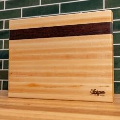 Scotsman Maple & Jarrah Butcher Block - Handmade 12" x 16" Cutting Board