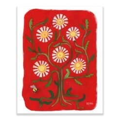 Adam Trest Backyard Bouquet | Mary's Daisies Print