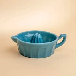 Georgia Blue Juice Reamer 10 Georgia Blue Juice Reamer -Laurel Mercantile Store Mosser Glassware Georgia Blue Collection 00030