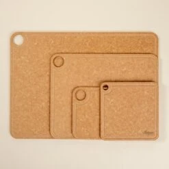 Scotsman Natural Brown Wood Composite Cutting Board with Juice Groove