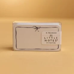 Elegant Navy Bow Little Notes - 85 Count Premium Mini Message Cards