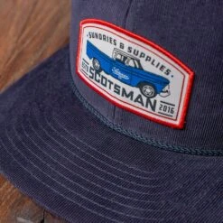 Scotsman Lifestyle Navy Clint Cap: Ben's Truck Corduroy Hat 10 Scotsman Lifestyle Navy Clint Cap: Ben's Truck Corduroy Hat -Laurel Mercantile Store Navy Clint Cap 00003
