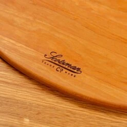 Scotsman Cherry Oval Serving Board - Handcrafted American Hardwood 23 Scotsman Cherry Oval Serving Board - Handcrafted American Hardwood -Laurel Mercantile Store NewWoodProducts Cherry June13 2024 003