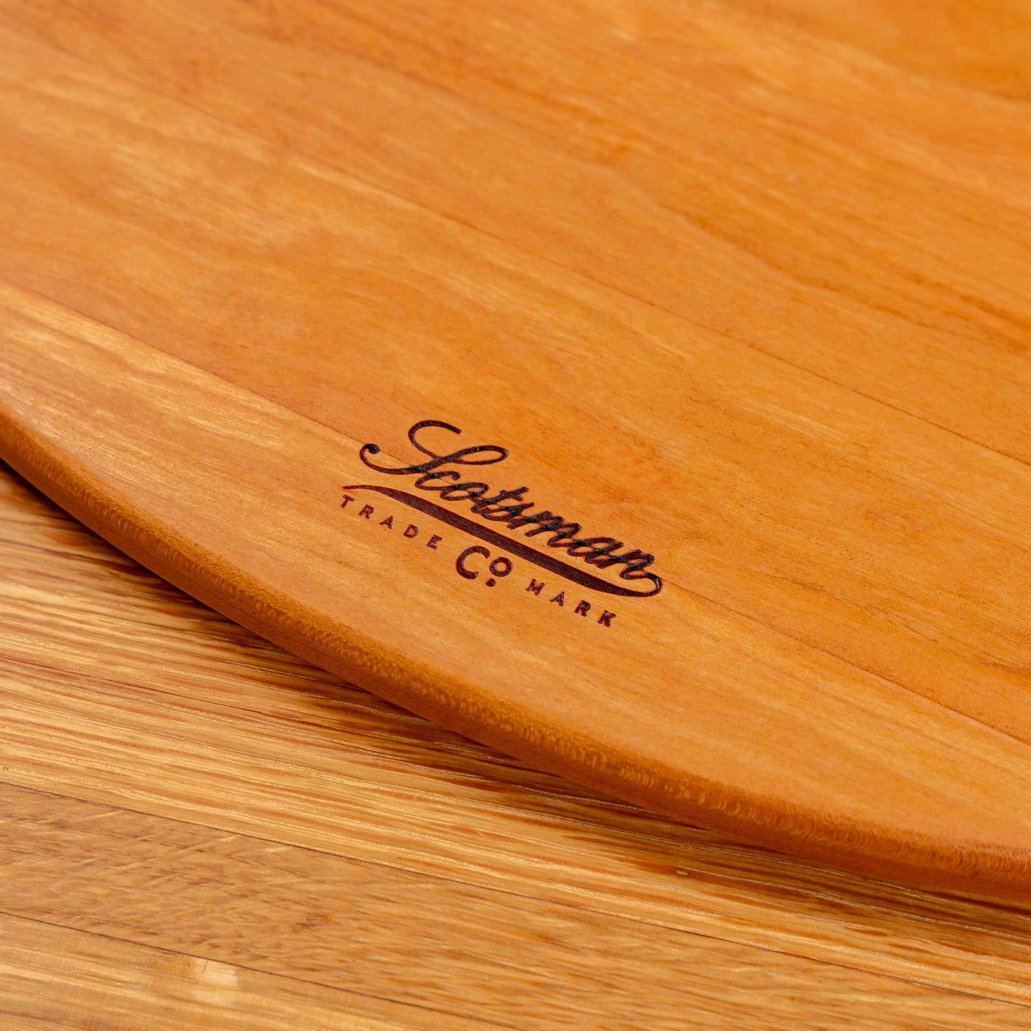 Scotsman Cherry Oval Serving Board - Handcrafted American Hardwood 7 Scotsman Cherry Oval Serving Board - Handcrafted American Hardwood - Image 5